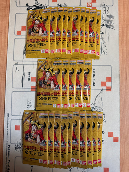 New, unopened, One Piece card OP17, World's Strongest Warrior 25 Pack Set