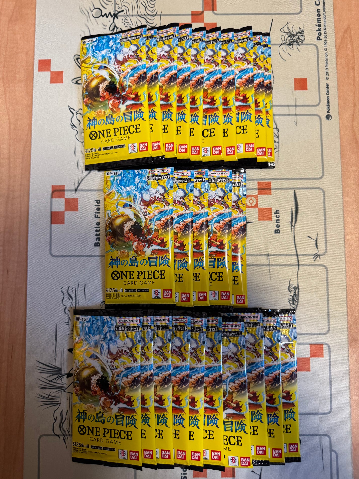 New, unopened, One Piece card OP15 Adventure on the Island of the Gods 25 Pack Set