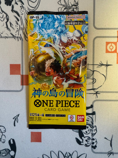 New, unopened, One Piece card OP15 Adventure on the Island of the Gods 25 Pack Set